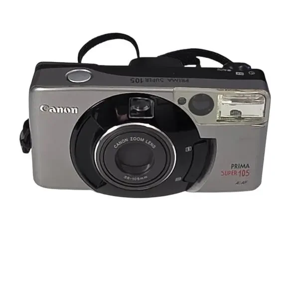 Canon Prima Super 105 35mm Film Camera – Rear Door Issue – Read Description - Picture 2 of 9